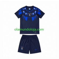 Camisola Uruguai Criança Equipamento Segundo Copa do Mundo 2026 Manga Curta